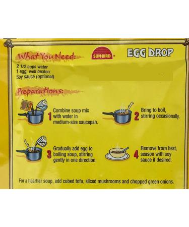 Sunbird Mix Soup Egg Drop - Delicious and Easy-to-Make Soup Mix - Buy Online on GoSupps.com