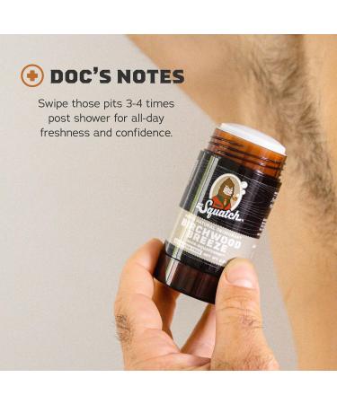 Dr. Squatch | Natural Deodorant for Men Aluminum-Free Odor Control Deodorant for Men Birchwood Breeze Cool Fresh Aloe Fresh Falls Wood Barrel Bourbon (4 Pack) - Buy Online on GoSupps.com