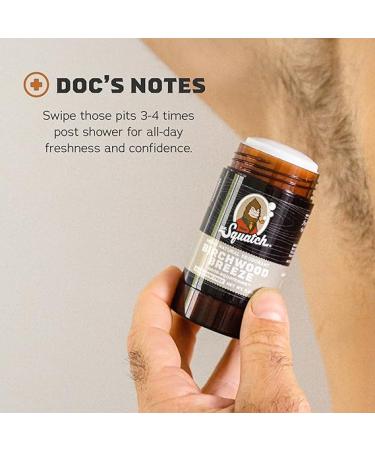 Dr. Squatch Men's Natural Deodorant 2-Pack - Aluminum-Free & Odor-Squatching Formula with Summer Citrus & Aloe Scents - Buy Online on GoSupps.com