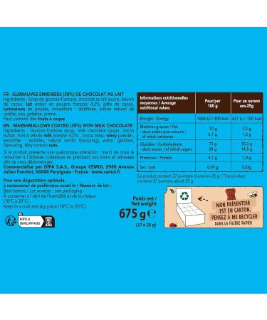 C moi - Authentic Little Bear Marshmallow Display Milk Chocolate Size XL - Made in France 27 Pieces (675 g) - Buy Online on GoSupps.com