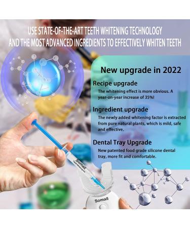 GENIUSLabs Teeth Whitening Kit with HD LED Professional Light - 3 Smart Teeth Whitening Syringes - HISMILE System - Buy Online on GoSupps.com