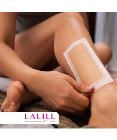 Lalill Fleece Strips - 100 Hair Removal Wax Strips for Face & Body | Bulk Epilation Waxing - Ideal for Warm Wax & Sugar Paste - Buy Online on GoSupps.com