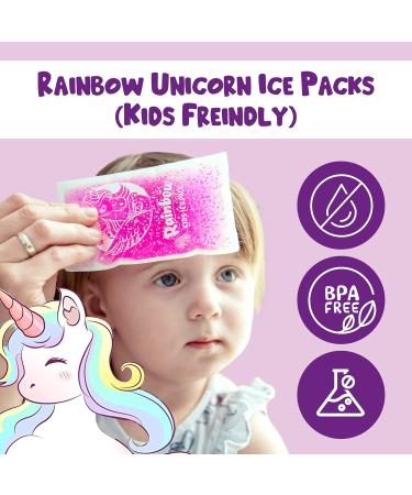 Kids Unicorn Ice Packs - Reusable Boo Boo Relief Set for Toddlers & Babies - Buy Online on GoSupps.com