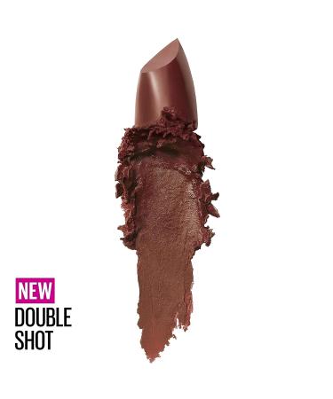 Maybelline Color Sensational Lipstick  Lip Makeup  Cream Finish  Hydrating Lipstick  Nude  Pink  Red  Plum Lip Color  Double Shot  0.15 oz  (Packaging May Vary) 111 DOUBLE SHOT 0.15 Ounce (Pack of 1) - Buy Online on GoSupps.com