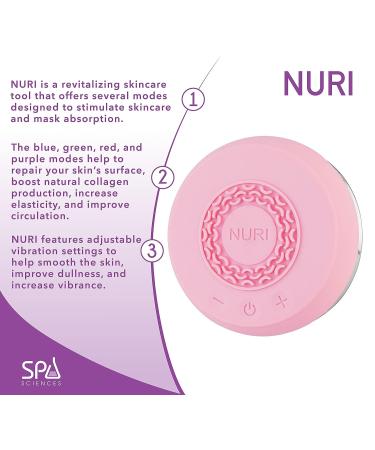 Spa Sciences NURI Facial Skincare & Mask Infuser - 4 Modes, USB Rechargeable - Enhance Skincare Absorption - All Skin Types - Buy Online on GoSupps.com