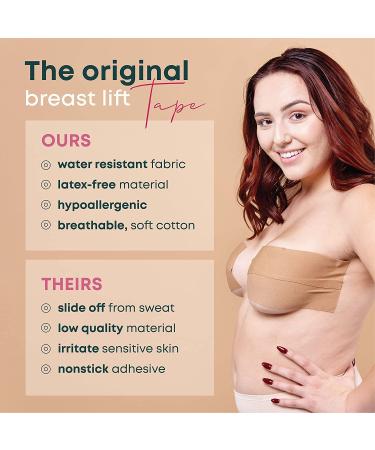 XL Boob Tape - Contour Lift & Fashion Athletic Tape for Breasts - Buy Online on GoSupps.com