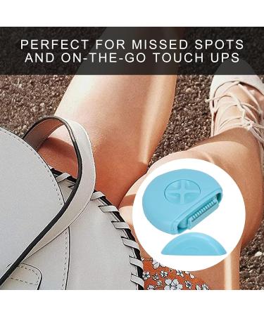Buy 3 in 1 Electric Shaver for Women - Portable Body Hair Trimmer & Manual Hair Removal Tool in Blue | International Shipping Available - Buy Online on GoSupps.com