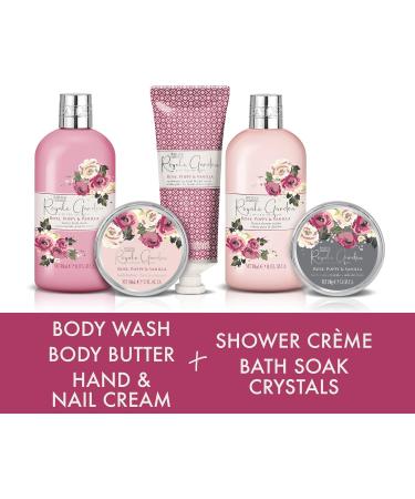 Baylis & Harding Royale Garden Rose Poppy & Vanilla Luxury Gift Set - Vegan Friendly Limited Edition Hat Box - Buy Online on GoSupps.com