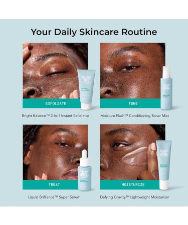 Bigger Than Beauty Skincare Bright Balance 2 in 1 Instant Exfoliator Daily Exfoliator for Women with Hyaluronic Acid Hydrating Face and Body Scrub for All Skin Types Skin Care Routine Vegan - Buy Online on GoSupps.com