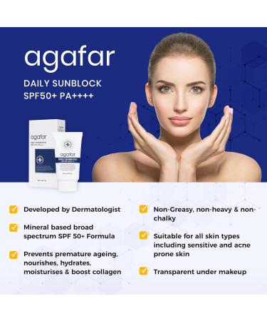 All-Natural Korean Sunscreen SPF50+ Anti-Aging Face Moisturiser Developed by Dermatologists. Nourishing Anti-Wrinkle & Hydrating Skincare for Women & Men All Skin Types & Sensitive Skin - Buy Online on GoSupps.com