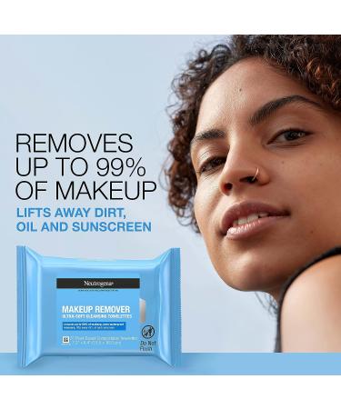 Neutrogena Makeup Remover Wipes - 50 ct, Alcohol-Free Cleansing Towelettes - Buy Online on GoSupps.com
