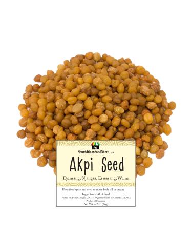 Akpi Seed, Djansang, Njangsa, Essessang, Wama African Spice for Food and Body