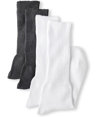 Silverts Extra Wide Edema Diabetic Socks - Medium Black | Men's & Women's Disabled Elderly Needs - Buy Online on GoSupps.com