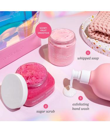 Buy Daily Glow Kit: Full-Size Moisturizing Body Skin Care Set - Whipped Soap Shave Butter & Exfoliating Sugar Scrub (Fruit Smoothie - Buy Online on GoSupps.com