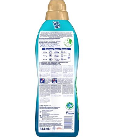 Venel Aromatherapy Maledive Fabric Softener 12x37 WL - Long-Lasting Laundry Scent with Essential Oils 444 Washloads 814ml Recyclable Bottle - Fresh 24/7 - Buy Online on GoSupps.com