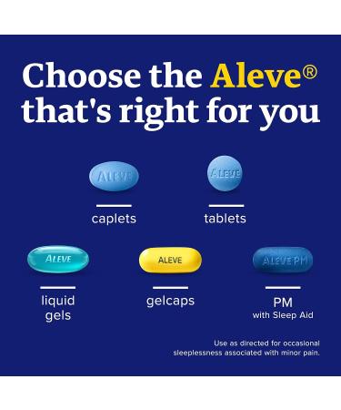 Aleve PM Pain Reliever Nighttime Sleep-Aid Caplets 20 ea (Pack of 2) - Buy Online on GoSupps.com