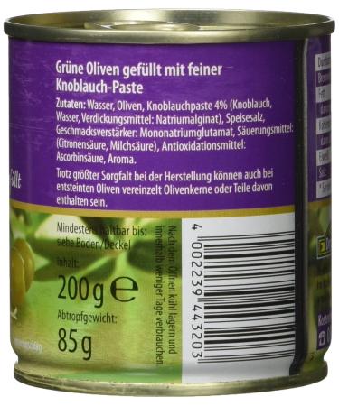 Buy Feinkost Dittmann Garlic Cream Filled Olives - 8 x 85g | International Shipping Available - Buy Online on GoSupps.com