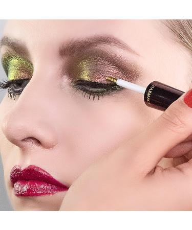 CHARMACY Liquid Duochrome Eyeshadow Set - Long Lasting Glitter Eye Shadow with Metallic Pigments for Quick Drying, Sparkling Eye Makeup - 1.6g (101) - Buy Online on GoSupps.com