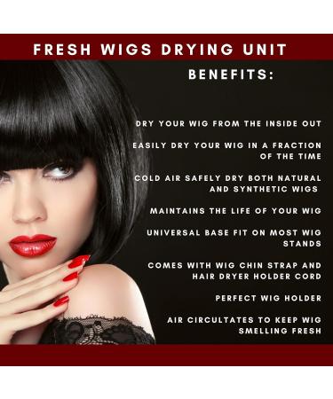 Buy Fresh Wigs Drying Unit - Safe & Fast Wig Stand for Drying | International Shipping Available - Buy Online on GoSupps.com