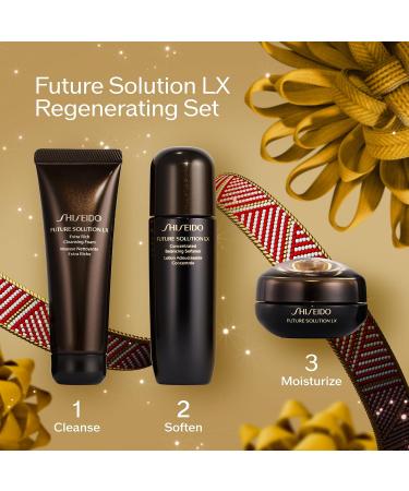 Shiseido Future Solution LX Regenerating Set | Eye & Lip Cream Cleansing Foam & Softener | $230 Value - Shop Internationally - Buy Online on GoSupps.com