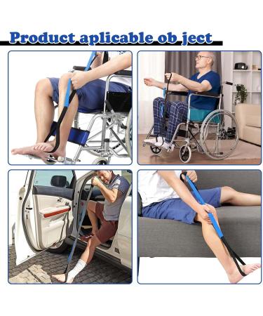 Leg Lifter 1 Piece Leg Lifter Mobility Aid for Bed Leg Lifter Strap Knee Recovery Aids Disability Patient Equipment Hip Lifting Home Rehabilitation Strap for Wheelchair Bed Car Couch (Blue) - Buy Online on GoSupps.com