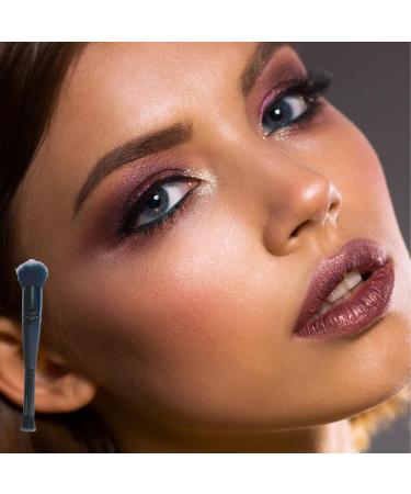 Foundation & Concealer Brush - Dual-Ended Makeup Applicator for Flawless Finish - Cruelty-Free Black Brush for Liquid Cream & Powder - Buy Online on GoSupps.com
