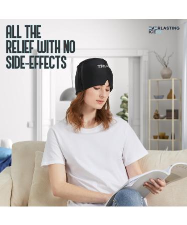 Form Fitting Gel Ice Headache Relief Hat - Cold Therapy Cap for Migraine Relief - Buy Online on GoSupps.com