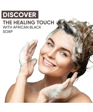 Raw African Black Soap Paste 32 oz - 100% Pure Natural Ghanaian Soap with Shea Butter for Acne Eczema Blackheads & Body Wash - Buy Online on GoSupps.com