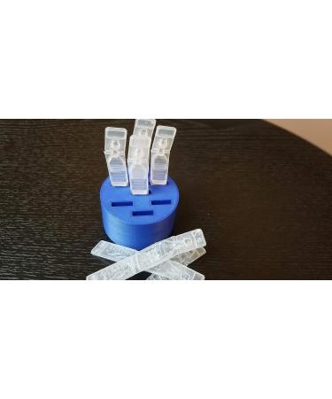 Round Eye Drop Vial Holder - Holds 7 Vials - Keep Daily Usage Organized & Vials Upright - Made in USA - Znet3D (Blue) - Buy Online on GoSupps.com