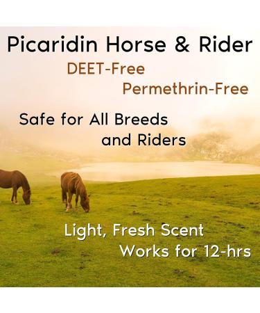 Zone Protects Horse & Rider Picaridin Insect Repellent - 10 oz Spray | DEET-Free 12-Hour Fly & Mosquito Protection - Buy Online on GoSupps.com