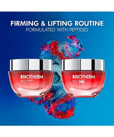 Biotherm Blue Therapy Uplift Set with Peptides and Red Algae Extract Including Night & Day Face Cream Reduces Appearance of Aging - Buy Online on GoSupps.com