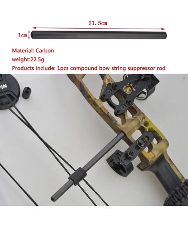 AMEYXGS Archery Compound Bow String Suppressor Rod Vibration Reducer & Noise Separator Tool - Buy Online on GoSupps.com