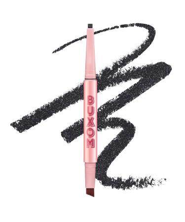 Buxom Power Line Lasting Eyeliner Creamy Retractable Eye Liner Waterproof & Smudge Proof Bladed Tip & Built-In Brush to Line & Define Eyes Midnight Sparkle