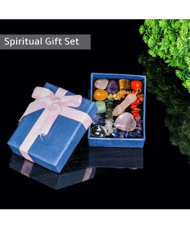 ABHISUBYA Women's Crystal Gift Set - Healing Crystals, Seven Chakra Stones, Meditation Accessories - Perfect Gift for Women - Buy Online on GoSupps.com