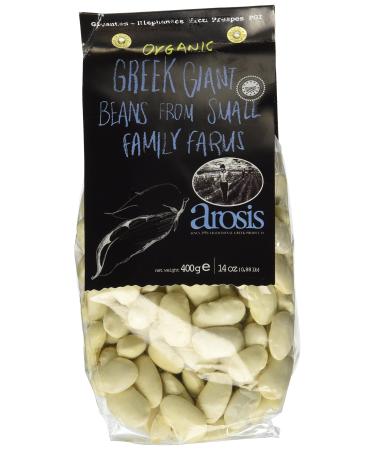 Arosis Organic Dry Greek Giant Beans - 14 oz 14 Ounce (Pack of 1)