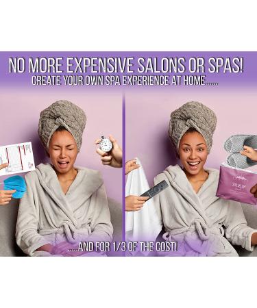 Jelly Pedicure Packs - Moisturizing Lavender Foot Soak for Dry Cracked Feet | Spa Pedi Soak with Salts for Relaxing Sore Feet - Buy Online on GoSupps.com