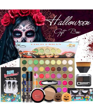 Shop Face Painting Kit - Halloween Makeup Lip Glaze Eye Shadow & Body Painting Set - Fast International Shipping - Buy Online on GoSupps.com