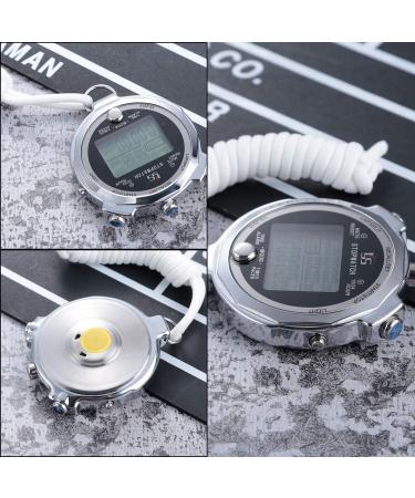 Buy Laopao Stopwatch - 1/1000s Precision 100 Memory LCD Timer for Football Referees & Trainers - Silent & Luminaire Function - Buy Online on GoSupps.com
