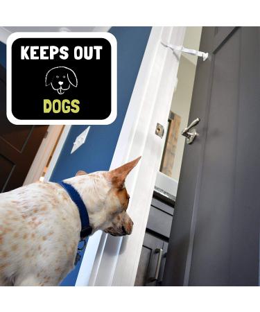 Door Buddy Adjustable Door Latch (Grey 2 Pack) - Stop Dog Eating Cat Poop with Simpler Litter Box Proofing, Convenient Cat and Adult Entry - Buy Online on GoSupps.com