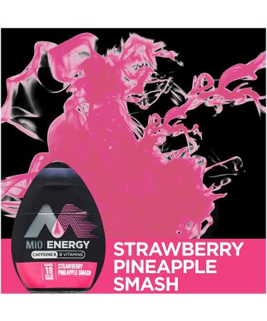 Mio Energy Water Enhancement Variety Pack - 4 Flavors: Strawberry Pineapple Smash, Tropical Fusion, Acai Berry Storm, Wicked Blue Citrus - Buy Online on GoSupps.com