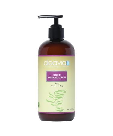 Aleavia Orchid Prebiotic Body Lotion   Lightly Scented  All-Natural Moisturizing Body Lotion with Organic Essential Oils for Soft  Smooth Skin   12 Oz