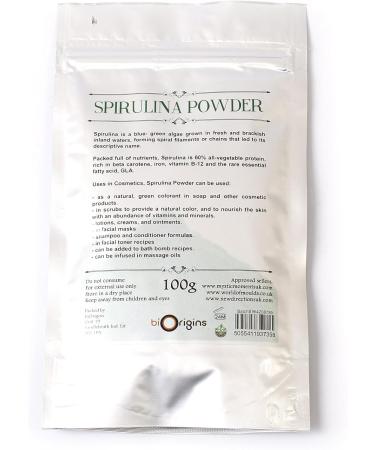 Mystic Moments Spirulina Powder - 100g - Buy Online on GoSupps.com