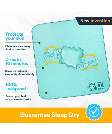 IMPROVIA Washable Underpads  34" x 36" (Pack of 4) - Heavy Absorbency Reusable Incontinence Pads for Kids  Adults  Elderly  and Pets - Waterproof Protective Pad for Bed  Couch  Sofa  Furniture  Floor 4 34x36 - Buy Online on GoSupps.com
