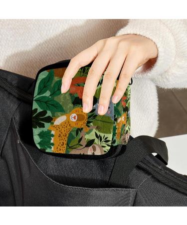 GIAPB Period Bag - Sanitary Napkin Storage & Makeup Pouch - Cartoon Animal Forest Color4554 - Buy Online on GoSupps.com
