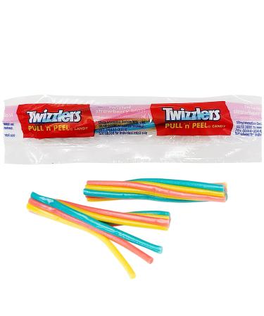 Twizzlers Pull N Peel Candy Strawberry Blast 2 Lbs - Chewy Fun Size Fruit Twists by Zeeskeit - Bulk Easter Halloween Sweets - Buy Online on GoSupps.com