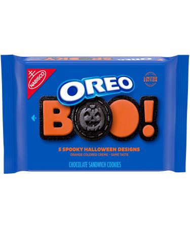 OREO Orange Creme Chocolate Sandwich Halloween Cookies, 5 Halloween Cookie Designs, 1 - 1.25 lb Pack