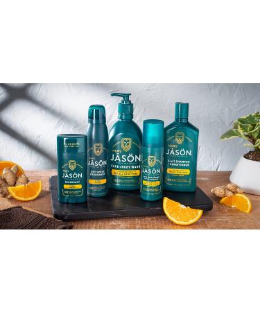 Jason Natural Men's Face Moisturizer & After Shave Balm - Citrus & Ginger, 4 oz - Buy Online on GoSupps.com