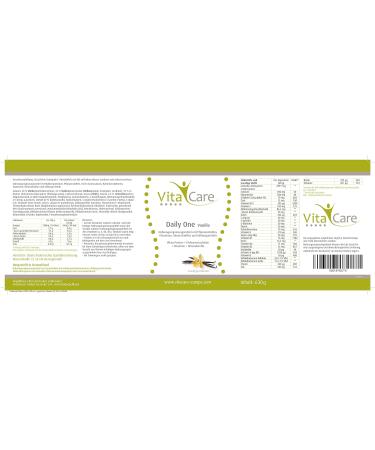 Buy Vitacare Daily One Protein Shake - Vanilla Whey Protein Powder with Psyllium | 630g Fitness Supplement for Optimal Health - Buy Online on GoSupps.com