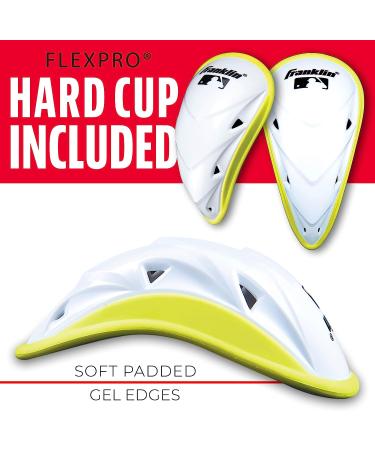 Franklin Sports Youth Compression Short with Cup - Large/X-Large, White - Buy Online on GoSupps.com