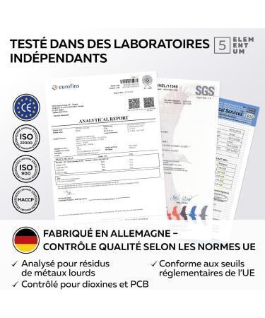  5 elementum Shilajit High Potency Gummies - 1600mg per daily dose (1 month supply) - With Tibetan berries - 100% Natural & - Buy Online on GoSupps.com